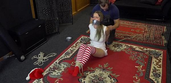  Christmas Elf punished in Bondage EP 3